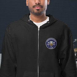 Unisex-Zip-Hoodie aus Fleece
